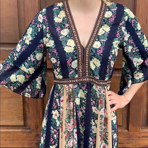 Coeur De Vague floral midi dress - Picture 3 of 12